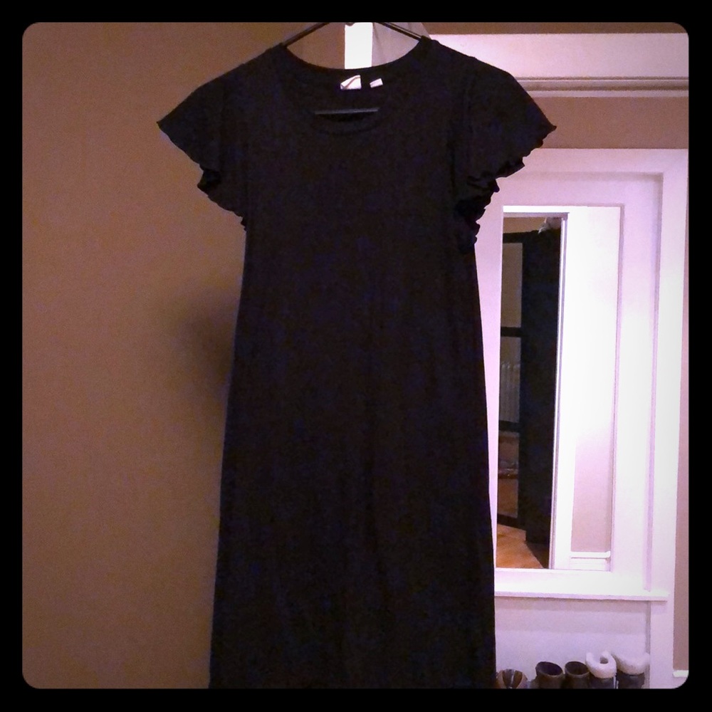 Black t-shirt dress